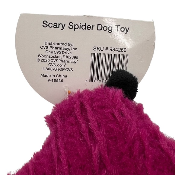 NWT Pet Central Purple Scary Spider Dog Toy - Picture 3 of 4